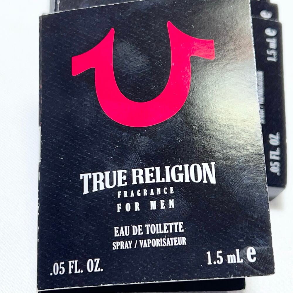 True Religion Mens Cologne Eau de Toilette Samples Lot of 6, .05 fl oz Travel - Picture 6 of 7